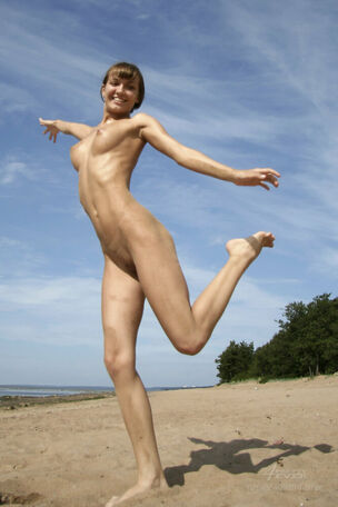 naked teens at the beach